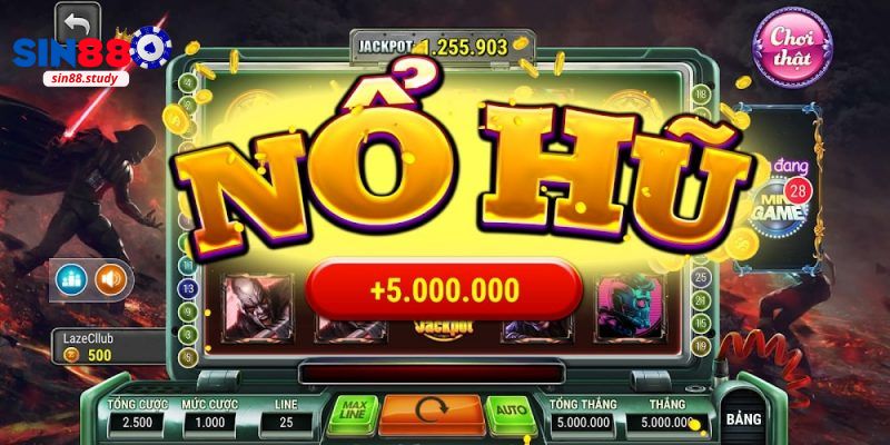 Slot nổ hũ Sin88 - Trúng Jackpot cực khủng 2 Cách chơi slot nổ hũ sin88